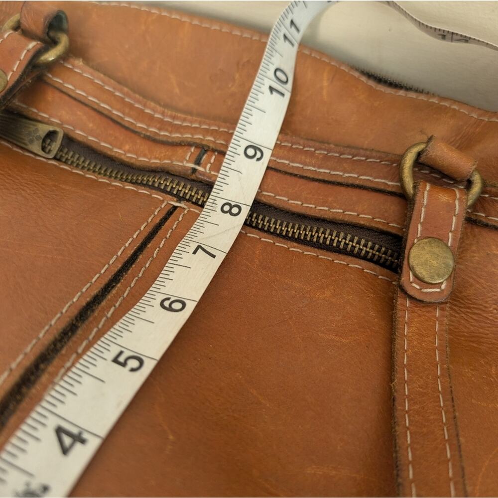 Patricia Nash Italian Leather Tote Bag Brown - Picture 8 of 9